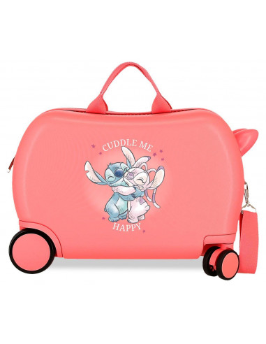 4041043 ABS ROLLING SUITCASE 4W.(2 MULTID.) 45CM. STITCH CUD